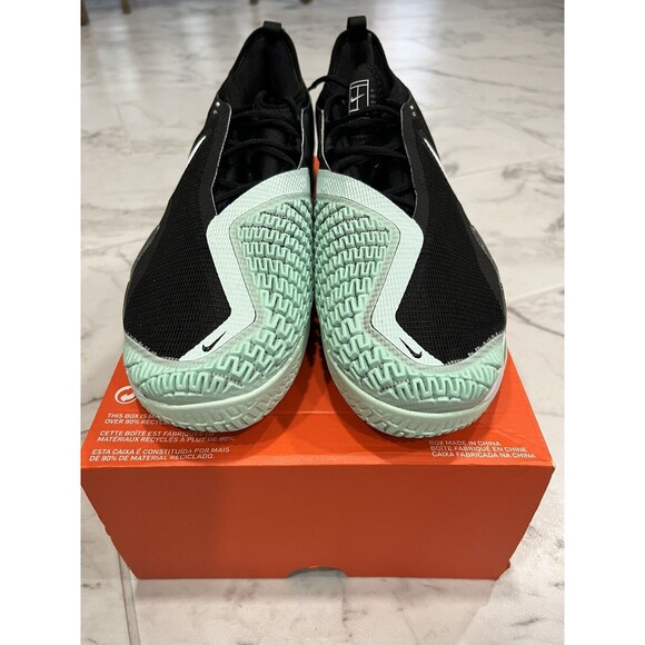 Nike Court React Vapor HC Black Mint Pickle Tennis Shoe CV0724-009 Men’s Sz 13 main image 5